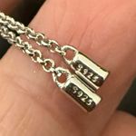 925 Sterling Silver Moissanite Meteor Wishing Slider Bracelet 3g. Photo 9