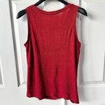 Athleta red linen sleeveless top Photo 1