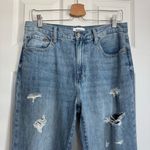Pistola  Presley High Rise Relaxed Roller Distressed Denim Jeans Size 28 Photo 2