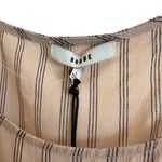 Ro & De NWT  Muted Mauve Striped Ruffle Strap Camisole Tank Top L Photo 8