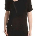 BCBGeneration BCBGMaxazria “GENIE” lambswool sweater dress XS black roll-tab sleeve Photo 3