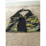 One Piece Op Women's Juniors Camo Swim Tankini Halter Top Size Large Photo 5