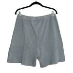 NWT THE GREAT. The Patch Pocket Dusty Blue Cotton Sweat Short 0 Size XS Photo 1