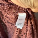 Moral Fiber  Mauve Open Knit Cardigan xl NWT Photo 6
