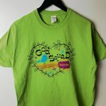 Urban Outfitters God Squad Lakeside Ohio T Shirt Green Large L More Fun Than A Kid Statement Logo Photo 4