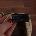 Jasper & Jeera Boho Fringe Beaded Cream Silver Striped Hobo Bag White Photo 4