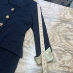 St. John Evening Marie Gray Santana Knit Flip Cuff Blazer Jacket Black Size 8 Photo 14