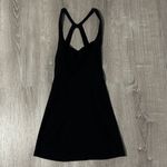 Free People Intimately NWT Small Just Peachy Elegant Black Mini Slip Dress Photo 3