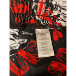Disney Villains Jogger Pants Red Black Heart Tattoo Print 2X Photo 2