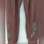 Religion Trance Sequin Mauve Sweatpants szM Beaded embellished jogger high rise Photo 2