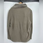 Bagatelle suede Faux Fur Knit Jacket sweater Coat, Size 2X Photo 1