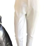 A loves A NEW  White Trouser High Waist Dress Pants Women’s Size 4 NWT $119 Photo 0