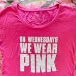 Mean Girls y2k  “on wednesdays we wear pink” hot pink tshirt Photo 4