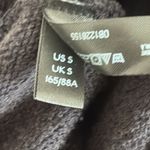 Free People Movement Sweatshirt Washed Burnout Gray Zipper Pockets Ribbed Sz S Black Photo 7