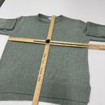 Ella Moss Sweater Womens Medium Green Ribbed Knit Crew Neck Pullover Photo 5