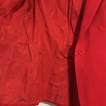 Stella McCartney  single breasted 100% wool red jacket blazer spring 38 - 2 Photo 8