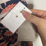 Anthropologie Leifsdottir Maypop floral and bird print Bermuda shorts size 0 Blue Photo 13