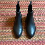 Jeffrey Campbell  BLACK CHELSEA SLIP ON RUBBER RAIN BOOTIES Photo 2