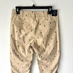 J.Crew  High Rise Girlfriend Chino Pant Khaki Tan Green Christmas Trees Holiday Photo 7