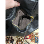 Liebeskind Berlin Black Leather And Cowhide Large Satchel Quiet Luxury Bag Photo 4