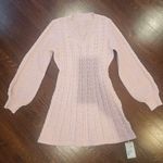 Halara Everyday V Neck Long Sleeve Mini Sweater Chill Dress Photo 6