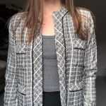 Tweed Blazer Black Photo 0