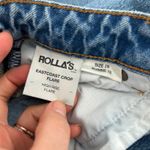 ROLLAS High Rise Crop Flare Jeans Womens 28 Ankle Length Slim Cropped High Waist Blue Photo 7