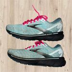 Brooks  Ghost 14 Womens 7.5B Shoes Blue Teal Pink Running Sneaker Gym 1203561B141 Photo 3
