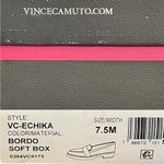 Vince Camuto Women's Echika Leather Platform Lug Loafers Bordeaux Size 7.5 New Photo 9