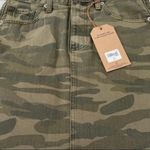 Lucky Brand (NWT) Raw Hem Camo Mini Skirt, Size: 0/25 Photo 6