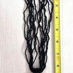 Mother of pearl statement necklace Black Photo 1