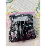 Elevenses Elévenses Bomber Jacket Embroidered Floral Black Pink Yellow Green Size S Photo 7