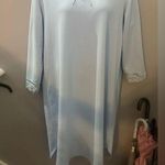 secret treasures Light Blue Nightgown with Lace Trim  XL Bow Detail Sleepwear Photo 0