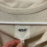 Aerie  Cream Collared Crewneck Photo 3