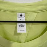 Yogalicious Neon Green Open Back Crop Top Size XL Photo 1