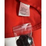 L'Academie NWT  Crop Button Down Top Women's Long Sleeve Red Size M Photo 3