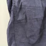 Eileen Fisher Cargo Jogger Pants Small Linen Organic Cotton Navy NWOT Pull On Photo 7