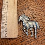 Silver Tone Horse Pendant Photo 3