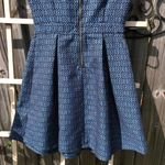 Forever 21  Sleeveless Cut-out Pleated Party Dress / Sz S / Blue Photo 7