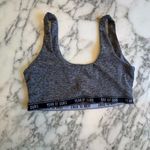 EUC Year of Ours Heather Grey Stretch Logo Bralette Sz L Sports Bra Sold Out Gray Size L Photo 4