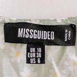 Missguided Misguided // Pistachio Green mini Floral dress Photo 1