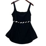 Delta‎ Burke Swimdress One Piece Skirted Bathing Suit 22/24W Black Retro Pin Up Size 22W Photo 1