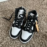 Nike  Black and White High Dunk Sneakers Photo 1