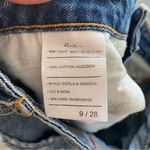 Kancan Ripped Distressed Straight Leg Relaxed Boyfriend Jeans Size 28 Blue Photo 7