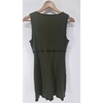 Reformation Jeans Ribbed Body-con Green Tencel Lyocell Mini Dress Size Large Photo 2
