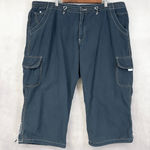 Unionbay  Womens Cargo Shorts Size 22 Y2K Skater Street Utility‎ Festival Grunge Photo 0