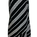Donna Karan New York Black/White Texture Asymmetrical Hem Dress EUC 6 Photo 3