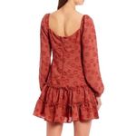 City Studio Fit & Flare Mini Dress Ruched Bust Tiered Hem Salmon Pink 5 Size undefined Photo 6