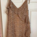 Boutique Orange Leopard Dress Size M Photo 1