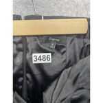 EXPRESS  Women's Dress Tiered Pleated Ruffled Size 6 Strapless Solid Black Sheath Photo 6